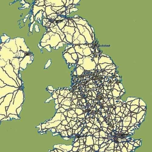 Computer route scheduling